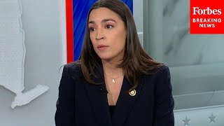 I Dont Think I Could Bring Myself To Vote For It AOC Explains Opposition To Foreign Aid Bill [upl. by Burchett562]