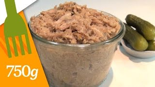 Recette des Rillettes de porc maison  750g [upl. by Nodnas166]