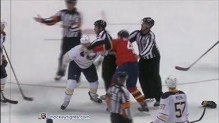 Steve Ott vs Erik Gudbranson Oct 25 2013 [upl. by Draillih]