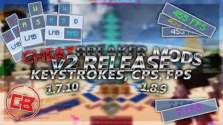 1710189 CheatBreaker Mods for Forge v2 Colors Keystrokes CPS FPS [upl. by Derte]