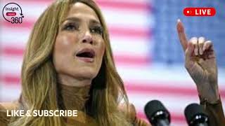 Jennifer Lopez Gets Emotional at Kamala Harris Rally  Powerful Speech on Love Empowerment amp Voting [upl. by Markus]