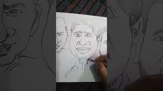 Caricature drawing youtubeshorts carucature [upl. by Leugim]