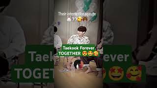 Taekook Forever TOGETHER 😍🤩taekook youtubeshorts bts kpop shortsbts trending tiktok [upl. by Aggy167]