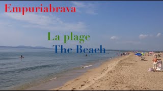 La plage de Empuriabrava en Espagne  The beach of Empuriabrava Spain [upl. by Reiche610]