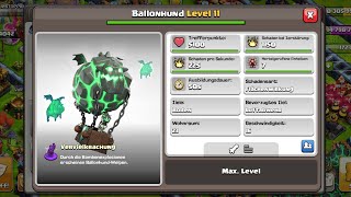 Beste Arme in Halloween Clash of Clans 2024 No Commentary Ballonhund Level 11 [upl. by Parnell]