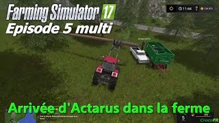 Farming Simulator 17 multi Episode 5 PC [upl. by Ilime]