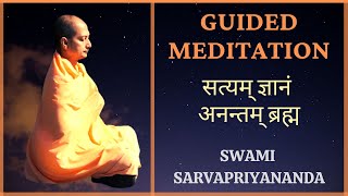 Guided Meditation Satyam Jnanam Anantam Brahma  Swami Sarvapriyananda [upl. by Armilda50]