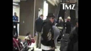 Axl Rose punches a cameraman Dec 14 2009 [upl. by Tletski]