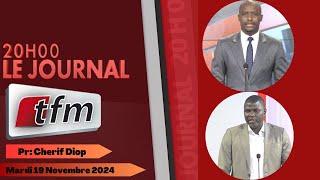 JT Français 20h  invite  Amadou BA quotPASTEFquot du 19 Novembre 2024 présenté par Cherif DIOP [upl. by Laram]