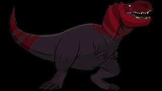 Genndy Tartakovsky Primal 2019 TV Series Red The Tyrannosaurus Rex Sound Effects [upl. by Joub]