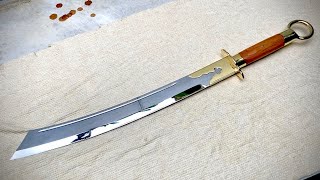 How l made a sword from an old spring [upl. by Laehplar]