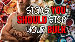 When To Stop Your Bulk [upl. by Ylsew]