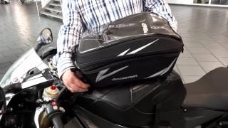 Bagster motorcycle bag for tank [upl. by Enitsuga]