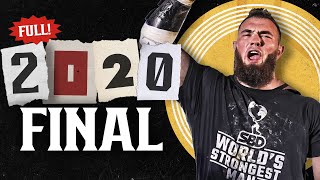 FULL 2020 Worlds Strongest Man  FINAL [upl. by Marijn]