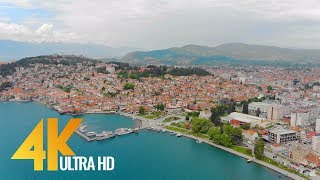 4K Lake Ohrid Macedonia  Relax Video  Short Travel GuideTravel Journal [upl. by Donetta]