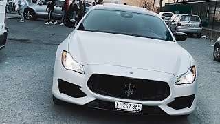 Maserati Quattroporte SQ4  Loud stock exhaust sound and accelerations [upl. by Fanya460]