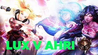 Lux V Ahri Mid W  Bronze  Road to Gold LeagueofLegends [upl. by Fernandina]