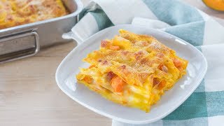 LASAGNE ALLA ZUCCA DELLULTIMO MINUTO Pronte in mezzora  Ricetta Facile [upl. by Hilar711]