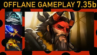 ✨New patch 735b Beastmaster 70 Kill participation Offlane Gameplay  Dota 2 Top MMR [upl. by Nawed927]