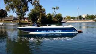 1990 Ski Nautique Blue Teal Silver Cloud On Water [upl. by Tutankhamen]