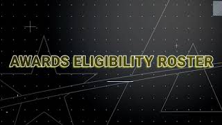 IPPSA R3 Demonstration Awards Eligibility Roster [upl. by Urbas]