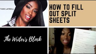 Tami LaTrell  How To Fill Out Split Sheets and Publishing [upl. by Godfry]