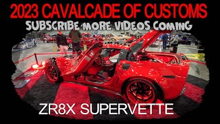 2013 CORVETTE ZR8X SUPERVETTE 63RD CALVACADE OF CUSTOMS CAR SHOW CINCINNATI OHIO [upl. by Kele389]