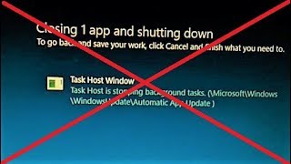 FIX  Task Host is stopping background tasks in Windows 10 [upl. by Brian]