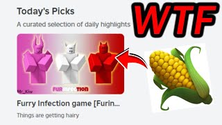 roblox just promoted a corn game [upl. by Vasilek]