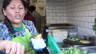 AREPA AND QUINOA CAMDEN MARKET LONDON STREET FOOD [upl. by Leba]