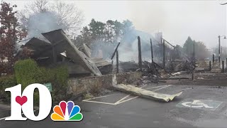 Beloved 13yearold Townsend restaurant burns down [upl. by Monagan994]