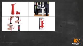 Review Vacu Vin Wine Saver Concerto  Red  1 x Vacuum Pump  4 x Vacuum Wine 2019 [upl. by Eliga73]