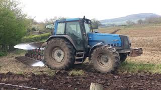 Ploughing 2021  Valtra 8150 and 5 Furrow Kvernland  Part 1 [upl. by Anthiathia]