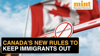 Canadas New Immigration Rules 5 Things To Know  No Work Permits While Staying Few Visa Approvals [upl. by Melborn]