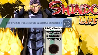 OBELISK FATE SPIRIT SPAWN LOCATION SHINDO LIFE [upl. by Eckhardt]