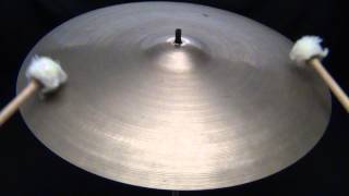 Zildjian A 20quot Ride Cymbal Sound Sample Video1950 Grams The Drum Experts [upl. by Akenna456]