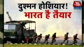 Indian Army Conducts Battle Exercise Shatrujeet In Rajasthan [upl. by Antonie]