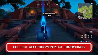 Collect Gem Fragments At Landmarks  Shanta Quests  Fortnite Chapter 3 Season 1 [upl. by Kimberli]