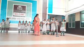 A Skit and song on quotCleanlinessquot by class IV students of CBSE Trivandrum Region Vasavi Vidyalaya [upl. by Tirza]