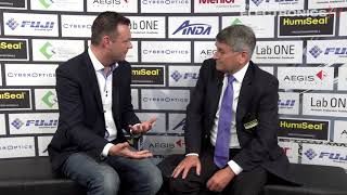 David Greenman Director HumiSeal  Interview at SMT Hybrid amp Packaging 2018 [upl. by Nyrhtak]