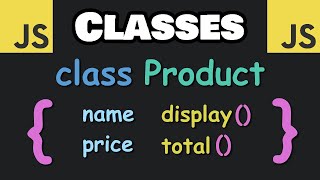 Learn JavaScript CLASSES in 6 minutes 🏭 [upl. by Akemehc]