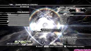 Final Fantasy XIII2 MODS Max Gill HP CP amp ATB [upl. by Annaohj289]