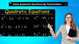 How To Solve Quadratic Equations By Factoring  Quick amp Simple  Algebra UrduHindi [upl. by Rubie]