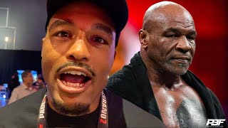 quotSHUT THE F UPquot  JAKE PAUL TRAINER JLEON LOVE FUMES AT CLAIMS MIKE TYSON FIGHT IS SCRIPTED [upl. by Bonnibelle]