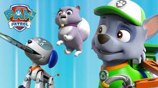 Rocky and Robo Dog stop an out of control robot toy  PAW Patrol Cartoons for Kids Compilation [upl. by Louie]