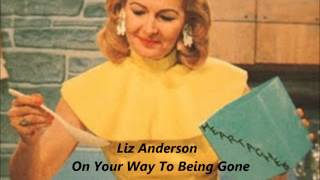 Liz Anderson  On Your Way To Being Gone [upl. by Elissa]