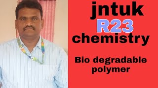 Bio degradable polymer [upl. by Sordnaxela]