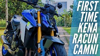 KERACUNAN 1000cc  SUZUKI GSXS1000 Test ride Review [upl. by Creamer515]