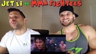 Cradle 2 the Grave  Jet Li vs MMA Fighters REACTION [upl. by Eelarol]