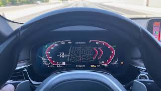 2021 BMW M550I XDrive 060 Launch Control [upl. by Justicz]